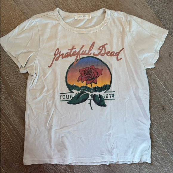 Junk Food Grateful Dead Band Tour Vintage T-Shirt - Picture 1 of 5